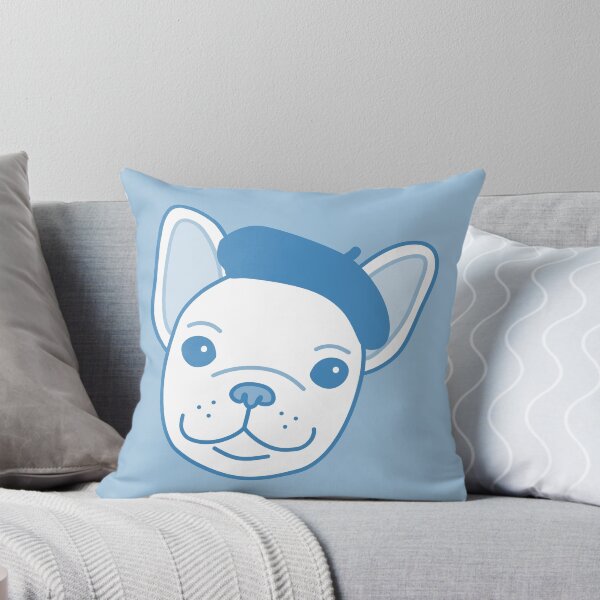 Item preview, Frenchie Cartoon Cute French Bulldog Wearing Beret designed and sold by tremendoustees.