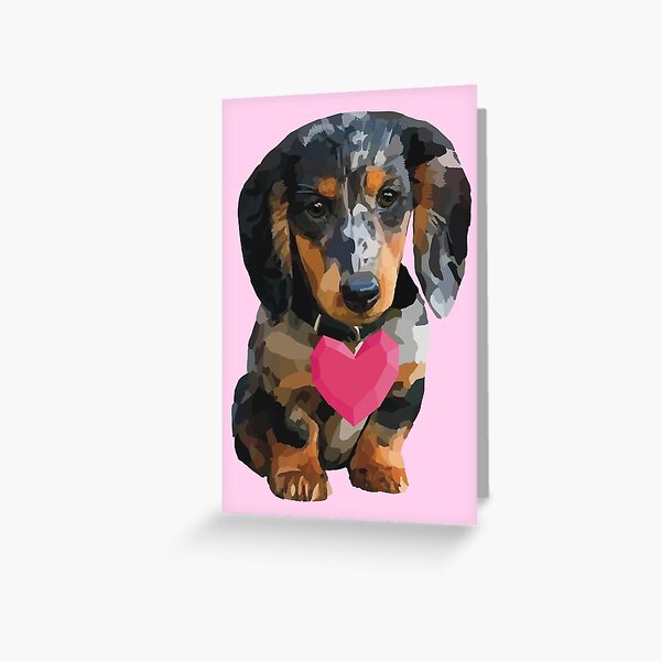 dachsund-valentine-miniature-dachsund-with-heart-illustration-greeting-card-for-sale-by