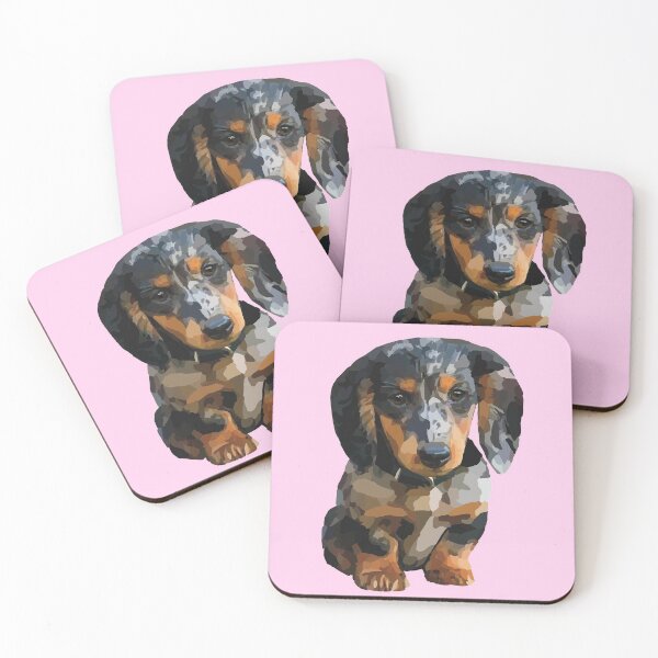 Item preview, Dachsund Valentine, Miniature Dachsund Illustration  designed and sold by ToriaScarlett.
