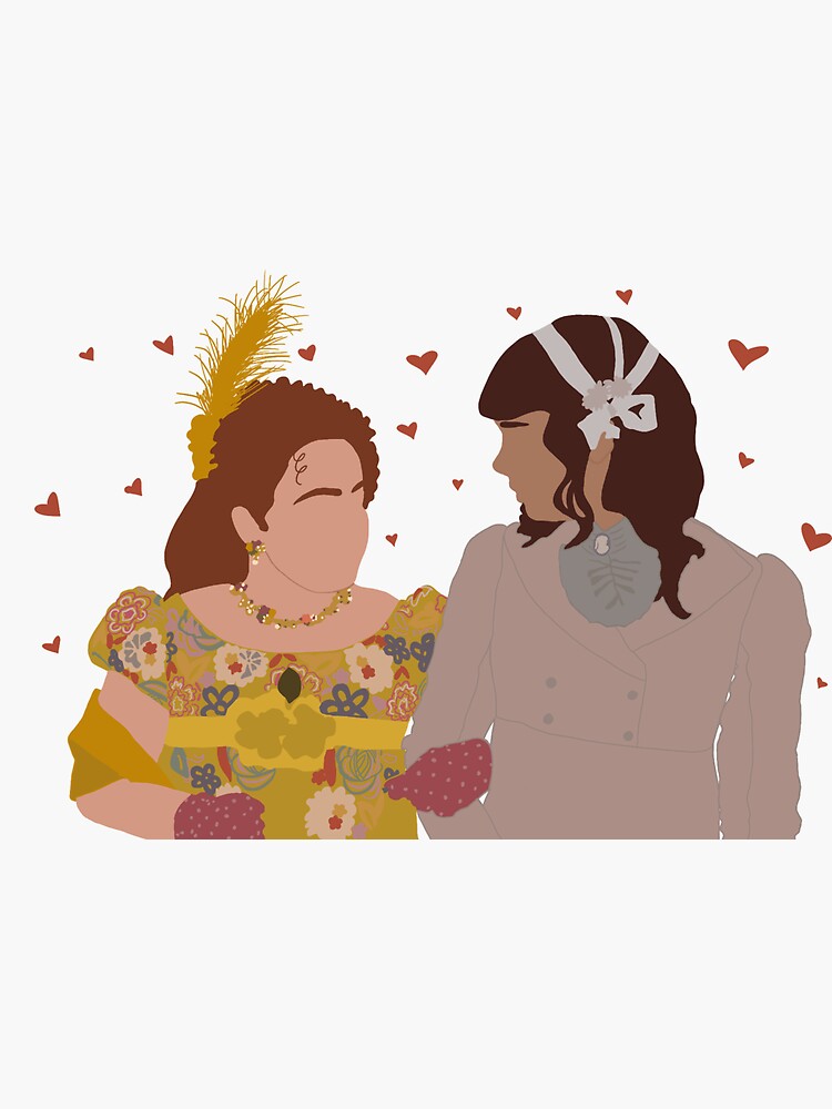 "Penelope and Eloise" Sticker for Sale by jordan-nicole-m | Redbubble