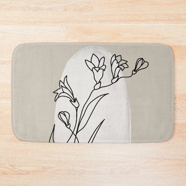 Item preview, minimal wild flower art designed and sold by StudioArtNew.