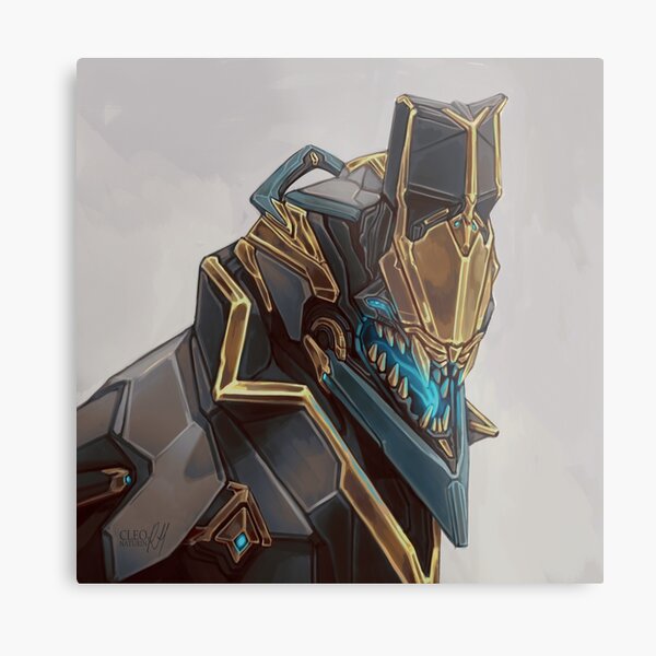 Warframe Fanart Metal Prints Redbubble