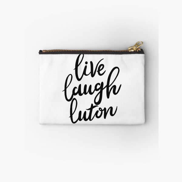Item preview, live, laugh, luton - calligraphy typography design (black) designed and sold by cameronbaba.