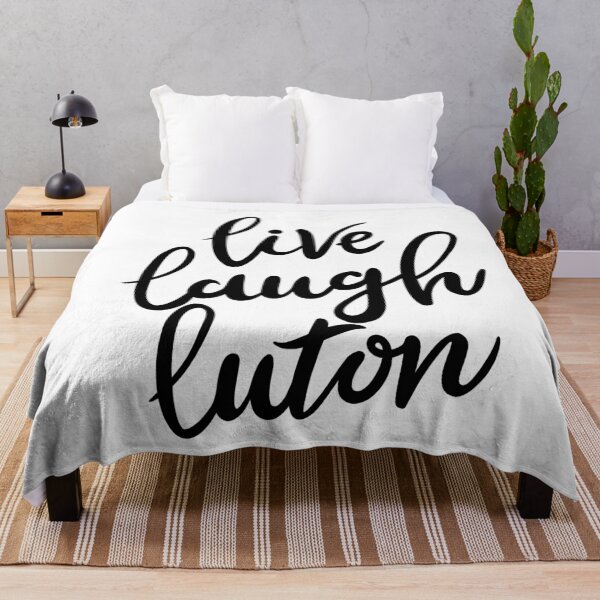 Item preview, live, laugh, luton - calligraphy typography design (black) designed and sold by cameronbaba.
