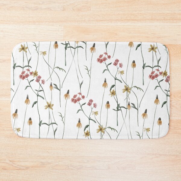 Item preview, Natural minimalist pink and yellow flowers designed and sold by BlankaDesigns.