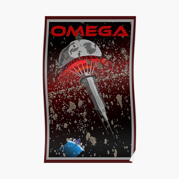 Mass Effect Omega Travel Poster Fan Art Poster