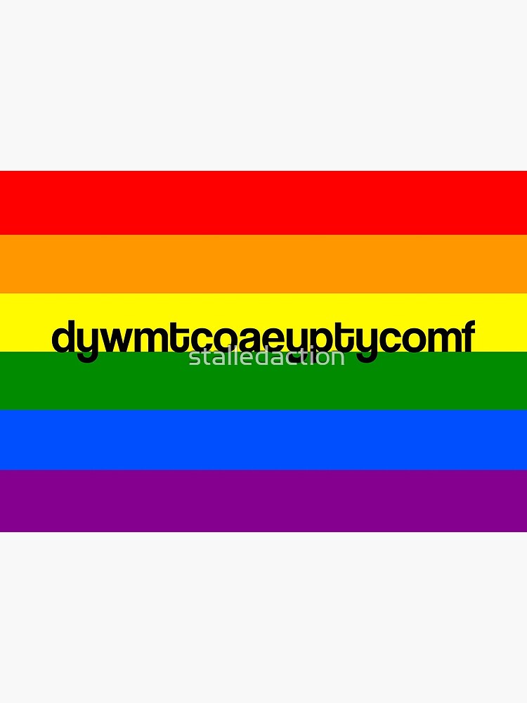 dywmtcoaeyptycomf gay pride by stalledaction