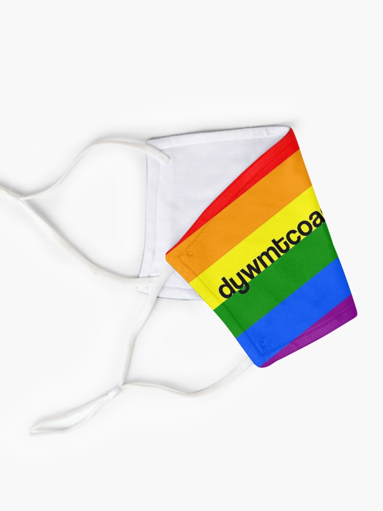 Alternate view of dywmtcoaeyptycomf gay pride Mask