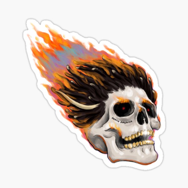 saint jhn, saint jhn skull Sticker