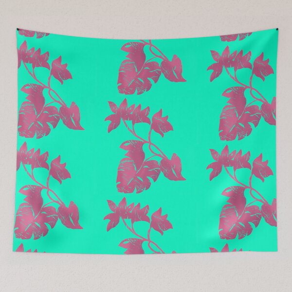 Item preview, Flor y hoja rosa tropical designed and sold by DandD4ever.