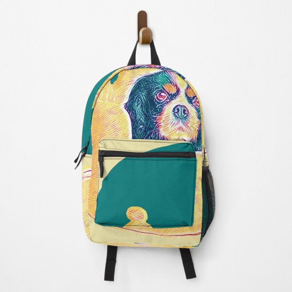 Item preview, Lindo arte de perro Cavalier King Charles Spaniel en cama de corona designed and sold by forziati design.