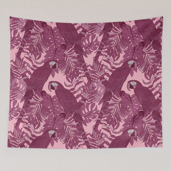 Item preview, Pink Parrots designed and sold by Carolina Diaz.
