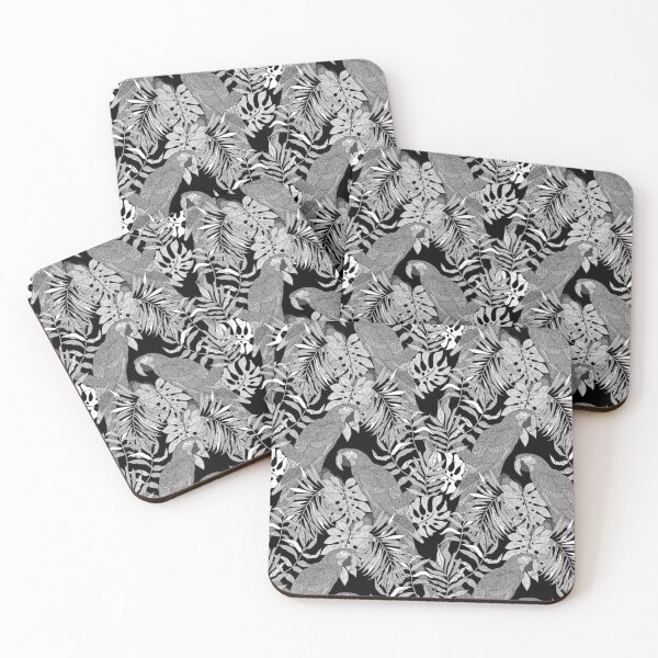 Item preview, Black and White Parrots designed and sold by Carolina Diaz.