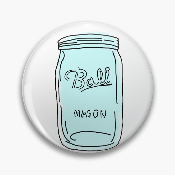 Item preview, Light Pastel Blue Ball Jar Mason designed and sold by hanstrickland99.
