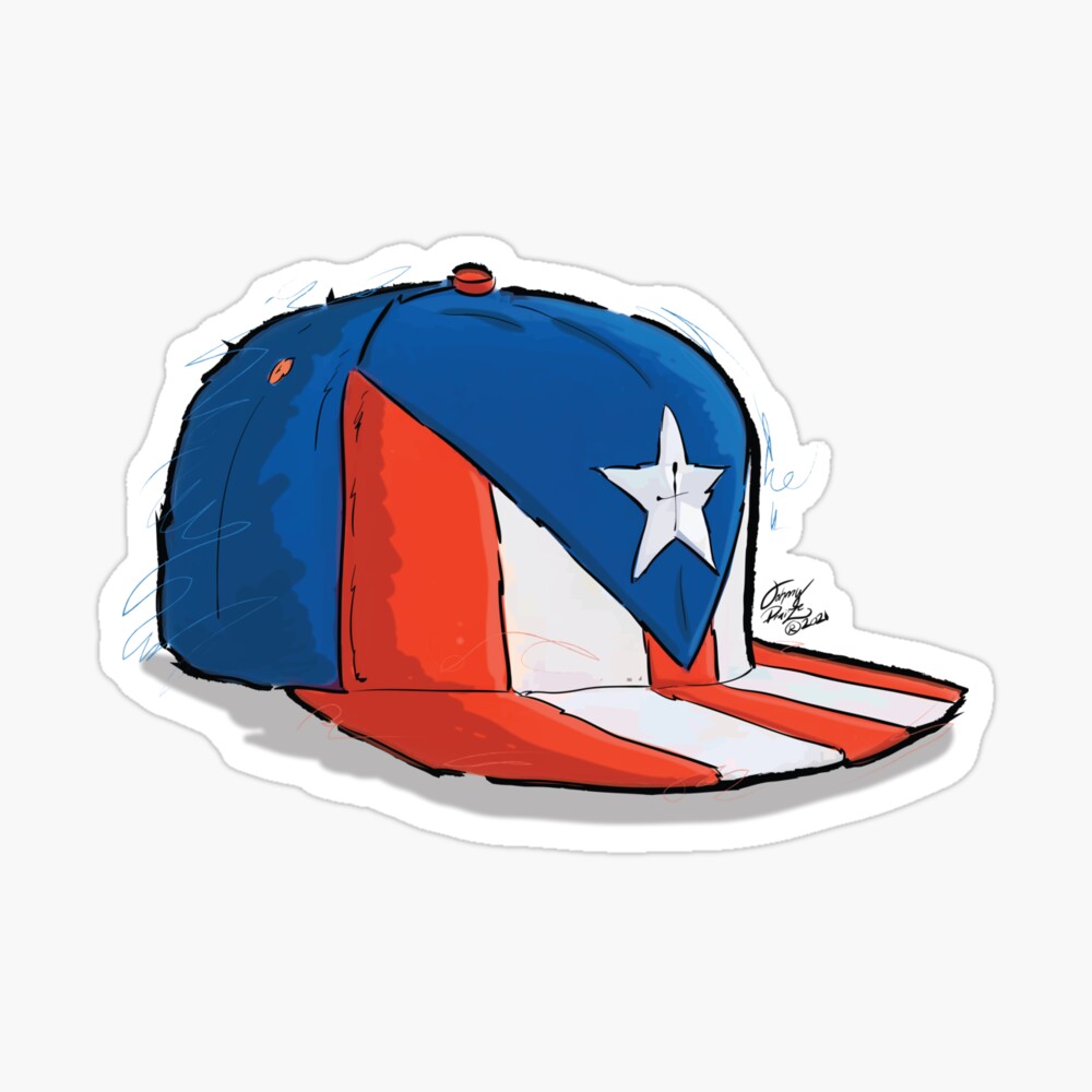 Puerto Rico Baseball Hat Poster for Sale by JohnnyPraize