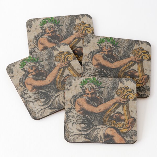 Item preview, Apollo with a Lyre | Colored designed and sold by vulkx-store.