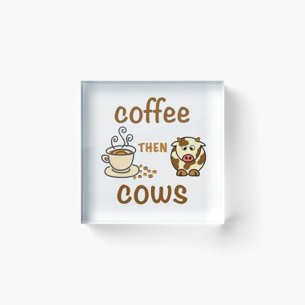 Item preview, Coffee Then Cows designed and sold by Cute Designs Shop.