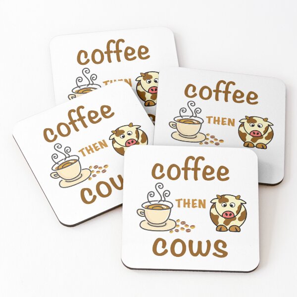 Item preview, Coffee Then Cows designed and sold by Cute Designs Shop.