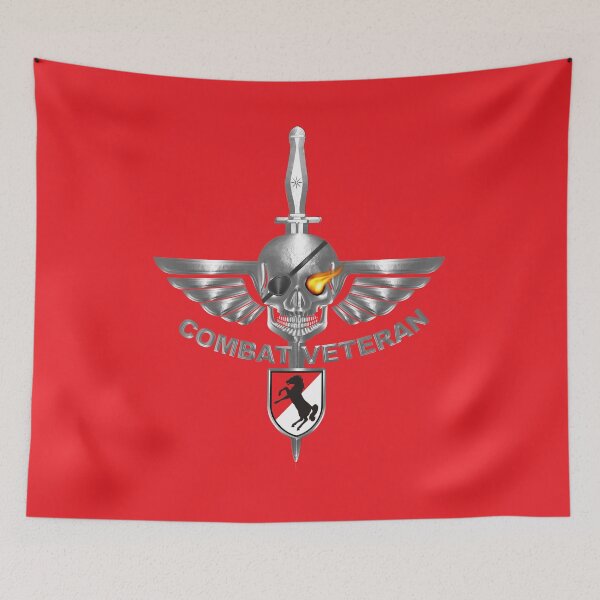 Item preview, 11th Armored Cavalry Regiment Steel Combat Veteran designed and sold by SoldierAlways.