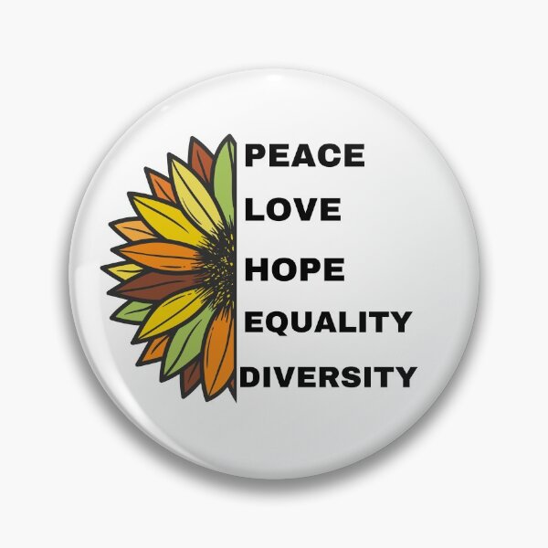 Item preview, Peace Love Hope Equality Diversity designed and sold by Sweet-A-Dsignz.