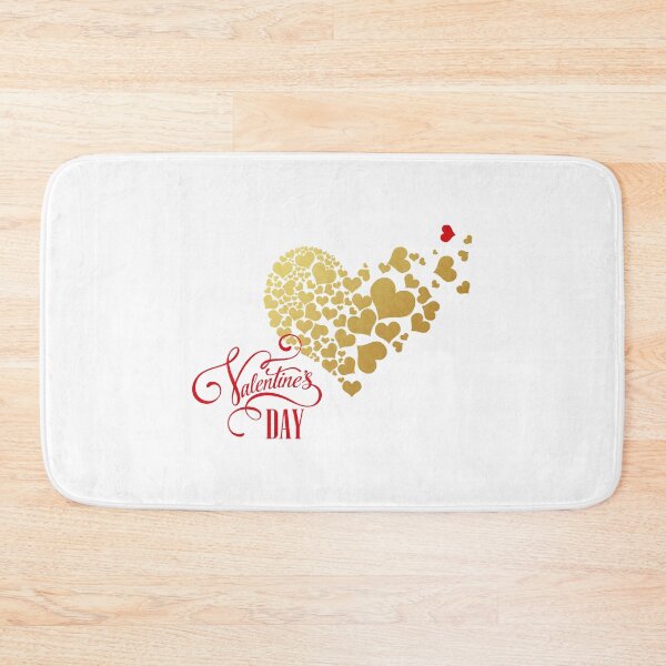 Item preview, “Valentine’s Day” with Golden-like Hearts (on White) designed and sold by PawsitiveMum.