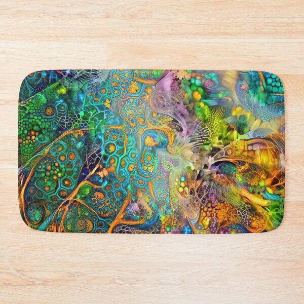 Item preview, Deepdream floral fractalize space abstraction designed and sold by blackhalt.