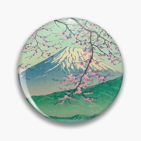 Item preview,  Kawase Hasui  Mt. Fuji from Kishio Vintage Japanese Woodblock Print designed and sold by Ejaaz.
