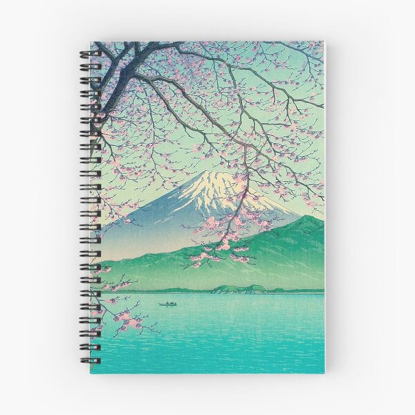 Artikelvorschau, Kawase Hasui Fuji von Kishio Vintage Japanese Woodblock Print entworfen und verkauft von Ejaaz.
