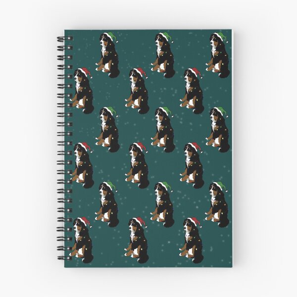 Item preview, Christmas Holiday Bernese Mountain Dog Pattern-Green designed and sold by KantstandyaC.