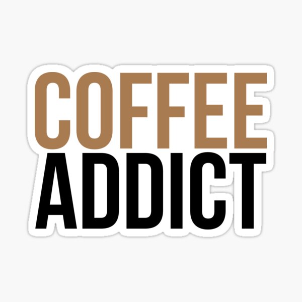 Vista previa del artículo con la obra «ADICTO AL CAFÉ», diseñado y vendido por emilystp23.