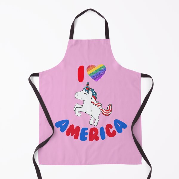 Item preview, I Love America - Cute Valentine´s Patriotic Americorn designed and sold by LordAudes.