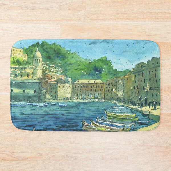 Item preview, Cinque Terre, Italy in Watercolor designed and sold by darrenyeoart.