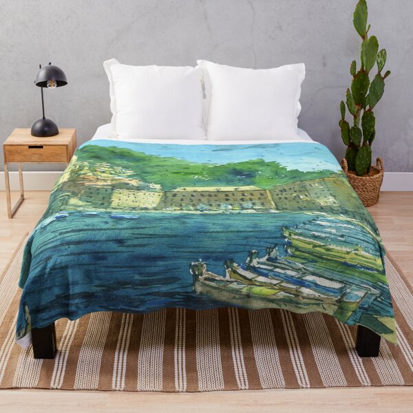 Item preview, Cinque Terre, Italy in Watercolor designed and sold by darrenyeoart.