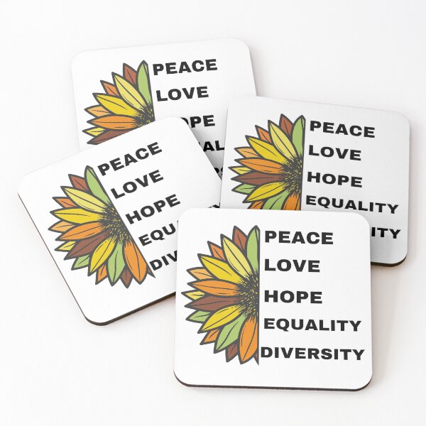 Item preview, Peace Love Hope Equality Diversity designed and sold by Sweet-A-Dsignz.