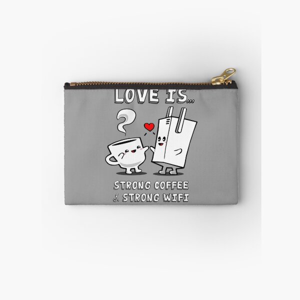 Item preview, Strong Coffee and Strong WiFi designed and sold by ROBOTFACE T-Shirts.