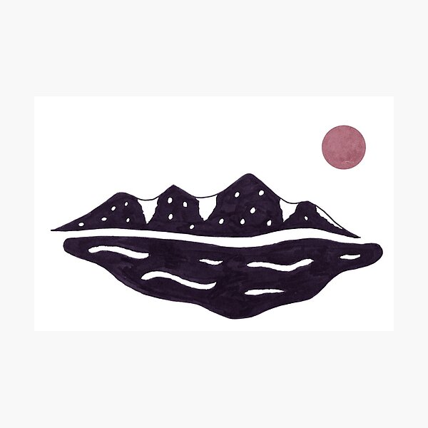 Mountain Mirage - Color Photographic Print