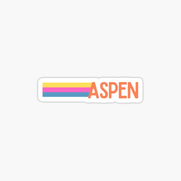 Colorful Aspen Sticker Sticker