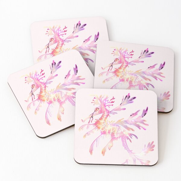 Item preview, Dragons do Exist! Leafy seahorse pink designed and sold by Deathoftheself.