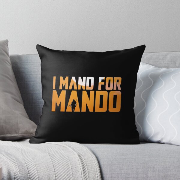 Mando Loves ABA Throw Pillow