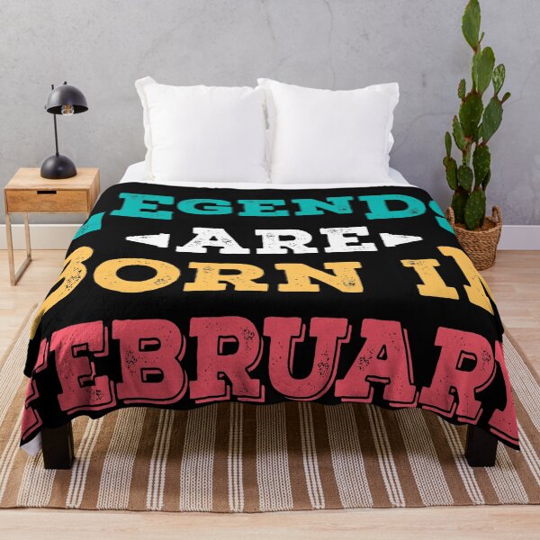 Item preview, Legends are born in February - Vintage Color designed and sold by DzineMon.