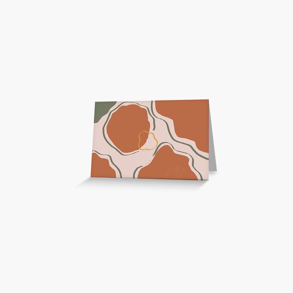 Terra Blobs Greeting Card