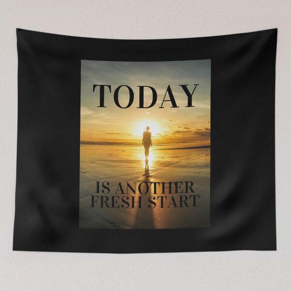 Item preview, Today is Another Fresh Start Black Text designed and sold by JEL-Designs.