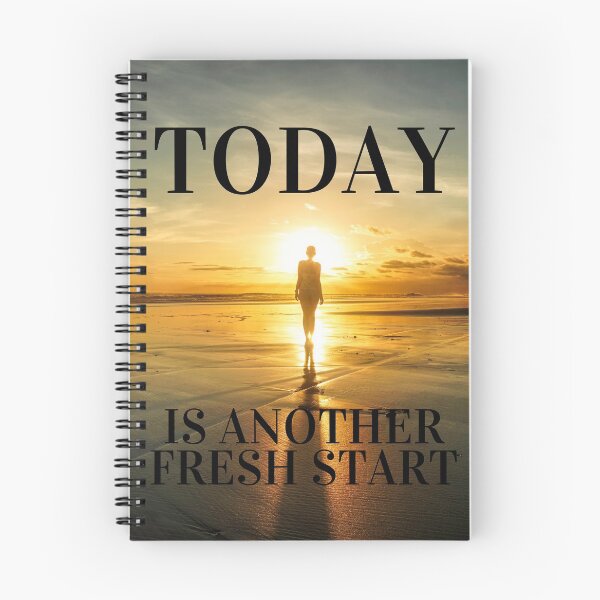 Item preview, Today is Another Fresh Start Black Text designed and sold by JEL-Designs.