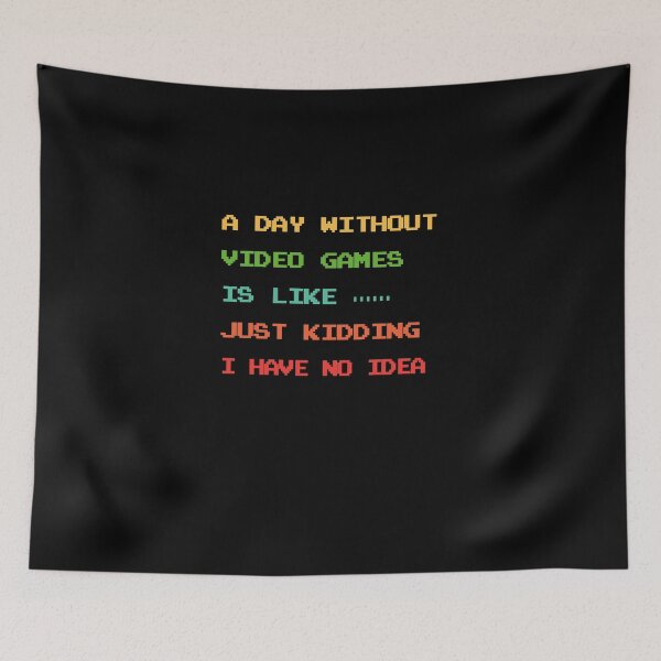Item preview, A Day Without Video Games Funny Retro Gamer Gift designed and sold by Hyper-Field.