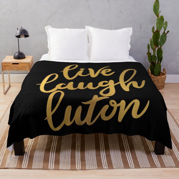 Item preview, Copy of live, laugh, luton - calligraphy typography design (gold) designed and sold by cameronbaba.