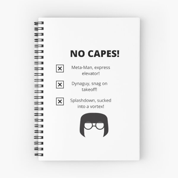 Item preview, No Capes - Edna Mode Message Incredibles designed and sold by SoundConvo.
