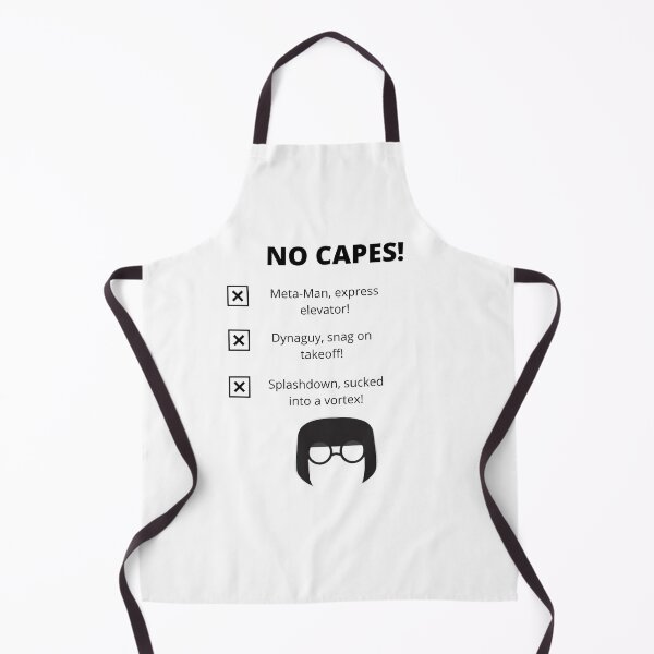 Item preview, No Capes - Edna Mode Message Incredibles designed and sold by SoundConvo.