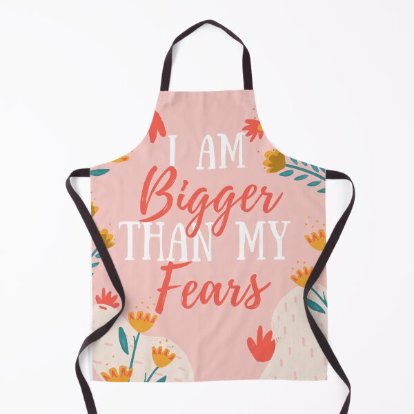 Item preview, I Am Bigger Than My Fears Floral Illustration designed and sold by Dollfacedesign.