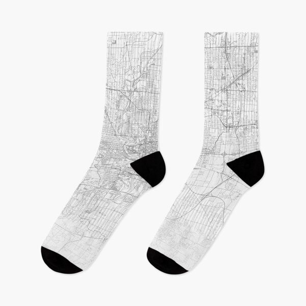 Item preview, Indianapolis Map, Art Print By LandSartprints designed and sold by LandSartprints.