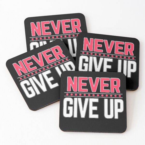 Item preview, Motivational Quote, Never give up designed and sold by MeroniGDesign.